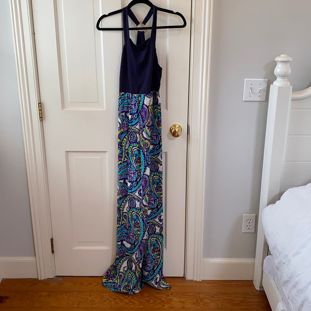 Amazing Alice & Trixie Maxi Dress - Stretch Bodice, Silk Skirt